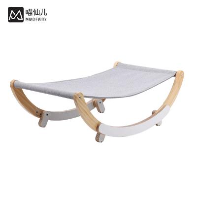 China Miaofairy pet bed factory supply feature and wholesale wooden bed stored cats cooling application for sale