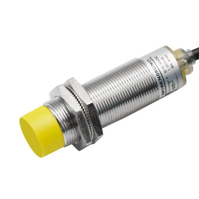 China DC Smart Yellow Complex Alarm Position Sensor IM18KN Amplitude 1.5mm 10V 30V Automatic Infrared On-Off Proximity Switch Inductive Sensor for sale