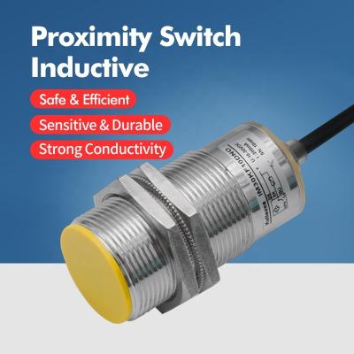 China Position Sensor IM30KF Extended Smart Targets Sensing Distance 10mm 10V To 30V DC Metal Cylinder On-Off Inductive Proximity Switch Sensor for sale