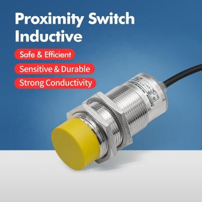 China Yellow IM30KN Position Sensor Sensing Distance 15mm Detector Factory Metal Industrial Cylinder Proximity Switch On-Off Inductive Sensors for sale