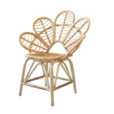 China Sustainable Handmade Natural Nordic Furniture Rattan Chair Household Cafe Chair Outdoor Garden Chairs for sale