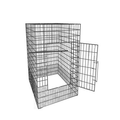 China Excellent Quality Corrosion Resistance Large Carry Handle Stocked Durable Outdoor Rabbit Metal Cages Pet Metal Cage for sale