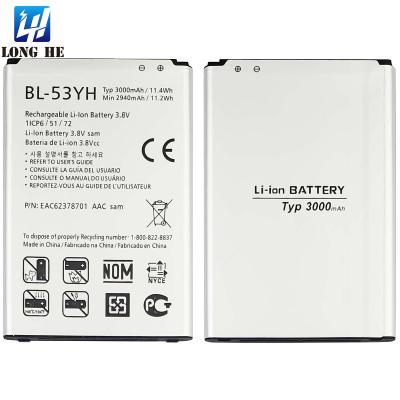 China High Longevity Factory Supply Mobile Phone BL-53YH G3 VS985 LS990 F400K Mobile Phone Battery For LG G3 Stylus D690 D690N D693 for sale