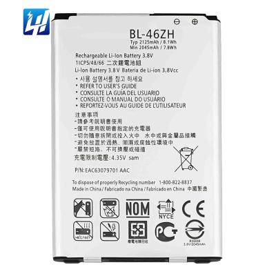 China Mobile Phone BL-46ZH k7 Tribute 5 Mobile Phone Battery For LG K8 Phoenix 2 K350N 3 K373 X212G VS500PP Escape 2016 for sale