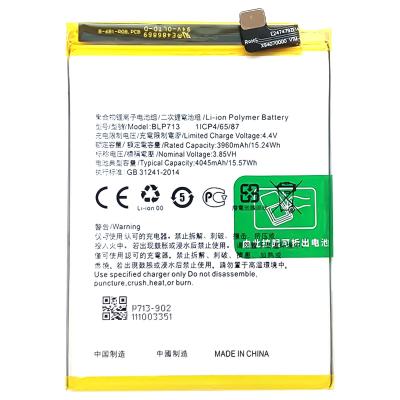 China Cell Phone BLP713 100% Original Li-ion Polyer Rechargeable Battery For realmec3 pro Realme X Lite Realme 3 pro battery for sale