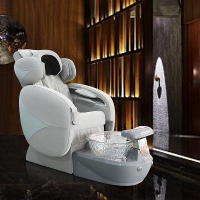 China Crystal Customizable Salon Manicure Factory Footsie Bath Comfortable Pedicure Spa Chair for sale