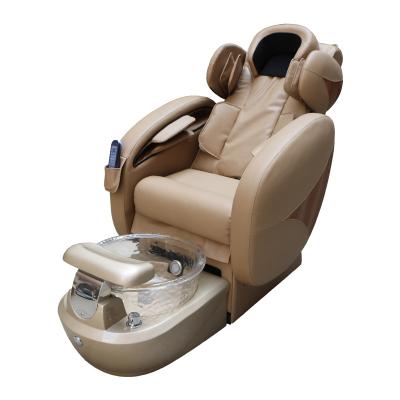 China Hot Luxury Full Crystal Bowl Healthtec Body Massage Manicure Sillon Pedicure Spa Chair For Nail Salon for sale