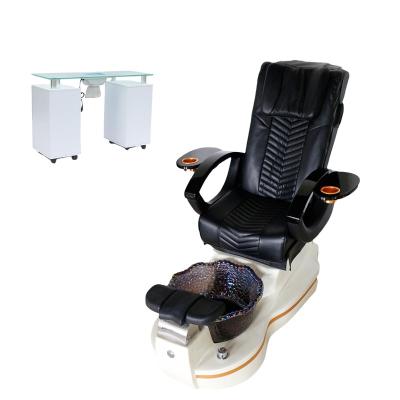 China Beauty salon black nail chair beauty pedicure chair black manicure pedicure chair for sale for sale