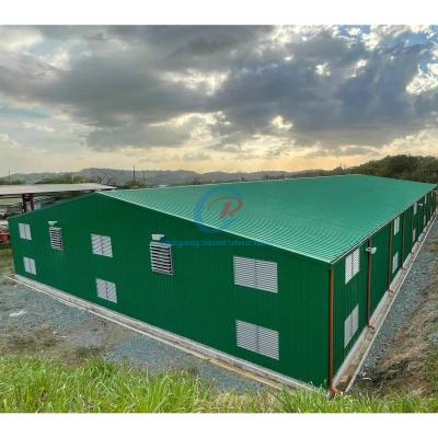 China Industrial / Commercial Prefab Warehouse Building , Steel Structure Hangar for sale