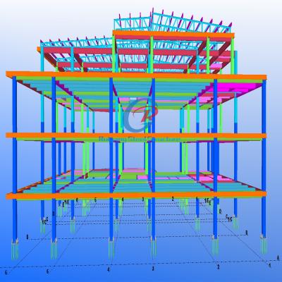 China Advanced Multi-Storey Steel Building , Customized Steel Structure Stadium for sale