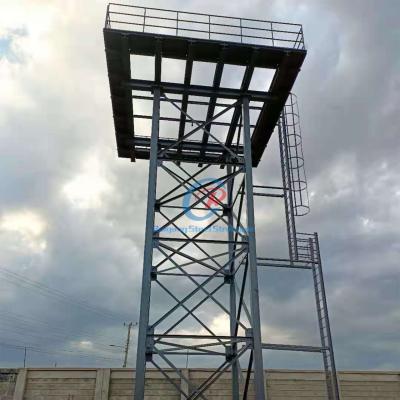 China Construcción de acero pesado de gran altura Torre de tanque de agua para tanque de agua galvanizado en venta