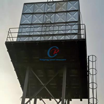 China Corrosion Resistant Galvanized Steel Water Tank Customized Steel Structure Water Tower for sale