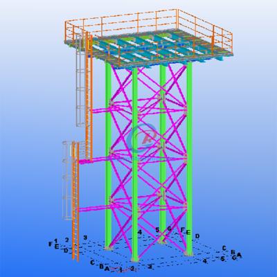 Китай Структура из стали 10000 литров, водонапорная башня, цилиндрированный водосберегающий бак продается