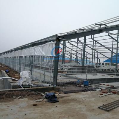 China Prefabricated Steel Structure Cow Shed Customized Steel Frame Shed for sale