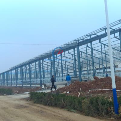 China Prefab Steel Structure Shed , Natural Ventilation Metal Shed Buildings for sale