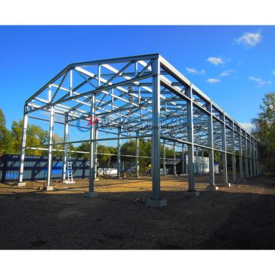 China Galvanized / Painted Steel Structure Storage Warehouse Earthquake Resistant for sale