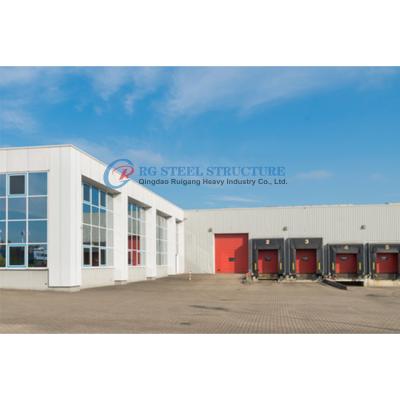 China Painted / Galvanised Steel Structure Workshop With Robust Ventilation / Climate Control Systems for sale