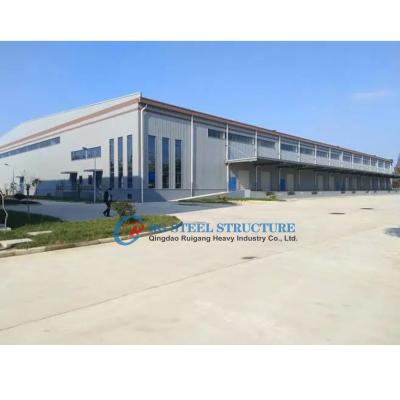 China Q355 S355B Steel Structure Factory , Prefabricated Industrial Steel Construction Building for sale