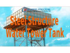 10000 Liter Steel Structure Water Tank Tower With Galvanized  For Sale