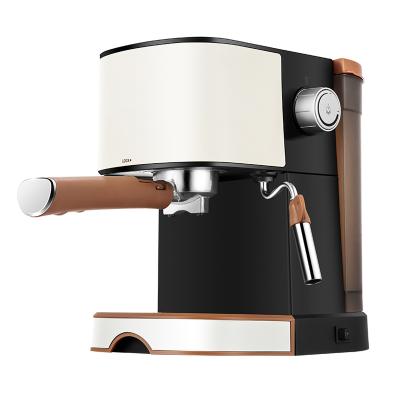 China Small And Semi-automatic Garland Italian Fancy American Retro Style Coffee Machine Italian Household High Pressure Steam Desktop Milk Frothing Machine for sale