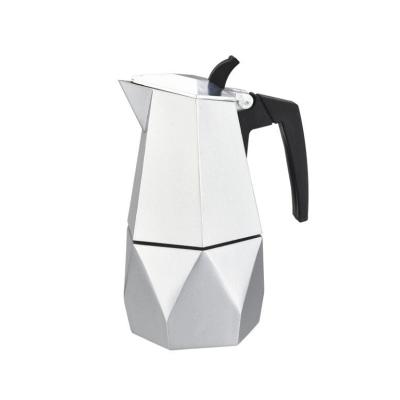 China Stovetop Viable Classic Espresso Maker for Big Flavored Strong Espresso, Classic Italian Style 4 Cup Espresso Moka Pot for sale