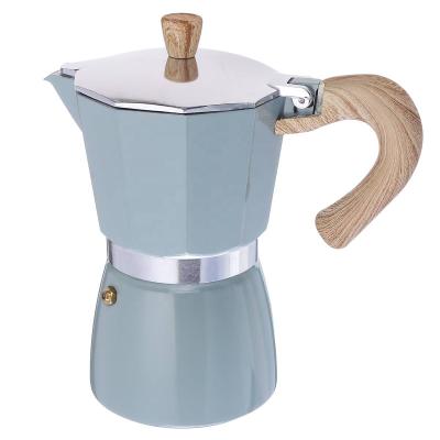 China WITH LID Customize Logo Outdoor Stove Percolator Coffee Pot Top Brewing Coffee Acceptable 150ml 300ml for sale