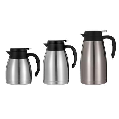 China Hot Sale Durable Coffee Pot Double Wall Stainless Steel Vacuum Insulated Coffee Thermos For Ice Cold Drinks Tea Water Hot Pot for sale