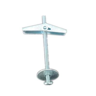 China Steel Spring 3/16X3 Toggle Anchor Bolt With Gasket Gravity Metal Butterfly Toggle Anchors for sale