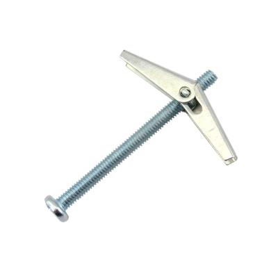 China Steel M4X50 Spring Toggle Wall Anchor With Pan Head Bolt for sale