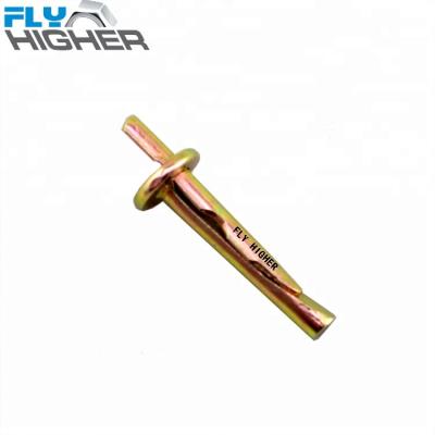 China 6*40 Carbon Steel Safety Nail Anchor Steel Wedge / Metal Ceiling Anchor for sale