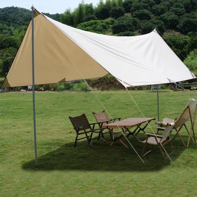 China Camouflage Game Oxford Super-Large Beach Tent Sunshade Ultralight Rainproof Outdoor Camping/Field Outdoor Cloth Canopy for sale