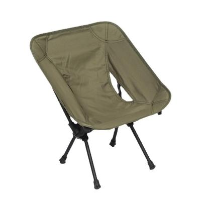 China Aluminum Alloy Outdoor Folding Chair Moon Chair Beach Portable Art Sketch Camping Fishing Chair Ultralight for sale