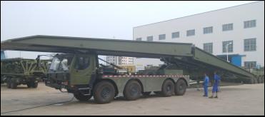 Chine Pont militaire rapide de Bailey de pont mécanisé rapide du chargement 24m à vendre