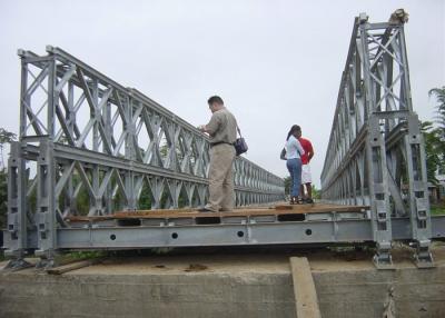 China Passagier-Fuß 30ft - 200ft Stahl Bailey Bridge Engineers Guidance zu verkaufen