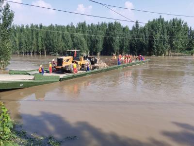 Chine Modulaire provisoire militaire de pont de flottement de la largeur 5m de chaussée à vendre