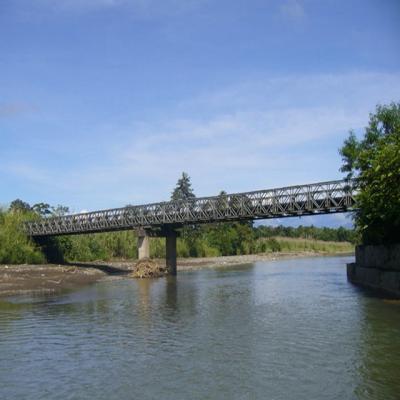 Cina Ponte di capriata prefabbricato di legno della piattaforma 60m, Bailey Bridge in vendita