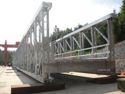 China Geprefabriceerde Modulaire Staalbrug/de Brug van Legervestingmuur Met hoge weerstand Te koop