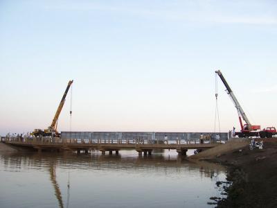 China Geprefabriceerd de Brug Concreet Dek van de Staalbalk voor Tijdelijke werkkracht Te koop