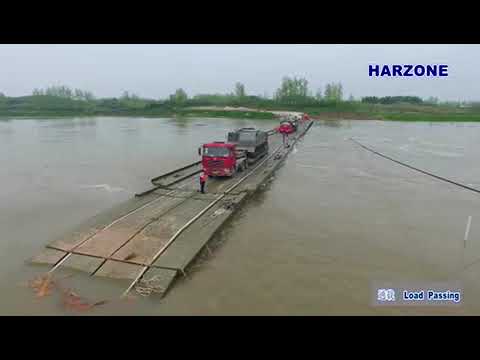 Axle Load 13t Ribbon Bridge Army Trestle Floating Bridges