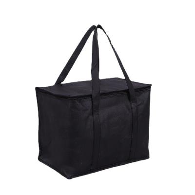 China Folding Recyclable Tote Bags With Zipper Plastic Factory Manufacture Cooler Oversized Bag for sale