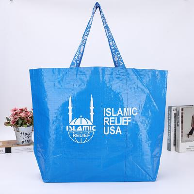 China Handled Customized Carry Reusable Foldable Recycle Folding Easy Reusable Non Woven Shopping PP Bag for sale