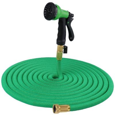 China No-Tuck Adjustable Expandable Hose and Garden Hose Light Weight with 8 Function Expandable Nozzle Garden Hose for sale