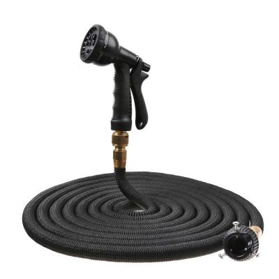 China Factory Adjustable Light Weight 50ft High Quality Expandable Garden Hose Pip Include Shower Spray Nozzle for sale