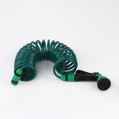 China Adjustable Good Extend Spring 7.5m Ningbo Garden Spring Spiral Recoil EVA Hose For Irrigation for sale