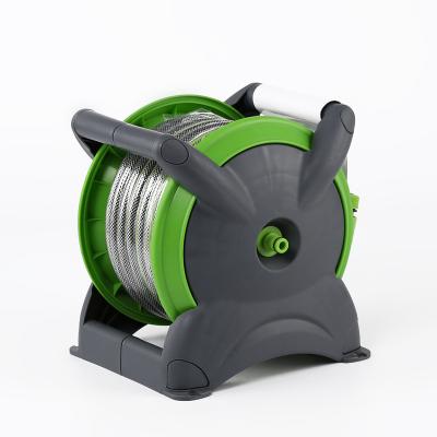 China 20M 30M Water Garden Hose Adjustable Reel Set EG. - 2030DL 1/2 Hose 3 Layer PVC ABS Adjustable Spray Gun OEM Garden Tool for sale