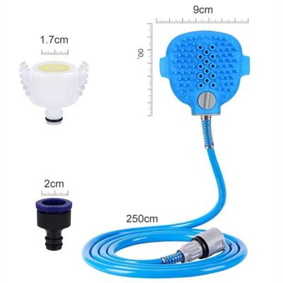 China Viable Hot Sale Pet Bathing Tool / Dog Shower Sprayer Massage Brush Pet Grooming / Pet Shower Massage Brush Tool Kit for sale