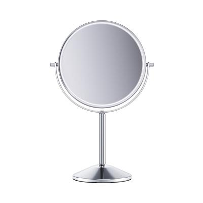 China Hot Sale 1x/10x Lighted 8 Inch Magnifying Double Sided Rechargeable Lighted Vanity Mirror Makeup Mirror for sale