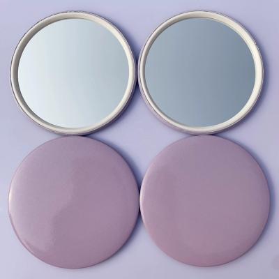 China Traditional Minimalist Style Pocket Variety of Colors Round Mini Make Up Small Vanity Mirror for sale