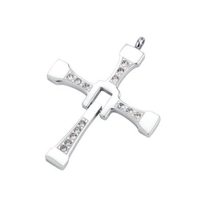 China CLASSIC Diamond Cross Manufacturers Wholesale Fashionable Stainless Steel Pendant Stainless Steel Pendant for sale