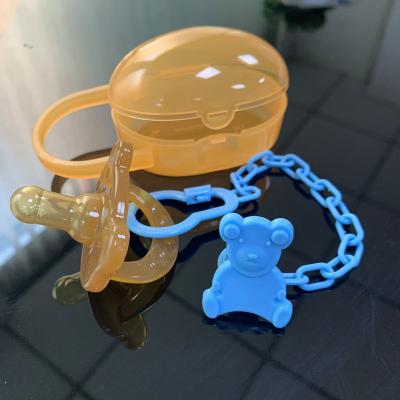 China 100% Eco-friendly Pacifier Baby Soother Silicone Infant Baby Toy Sleeping Feeding Pacifiers for sale